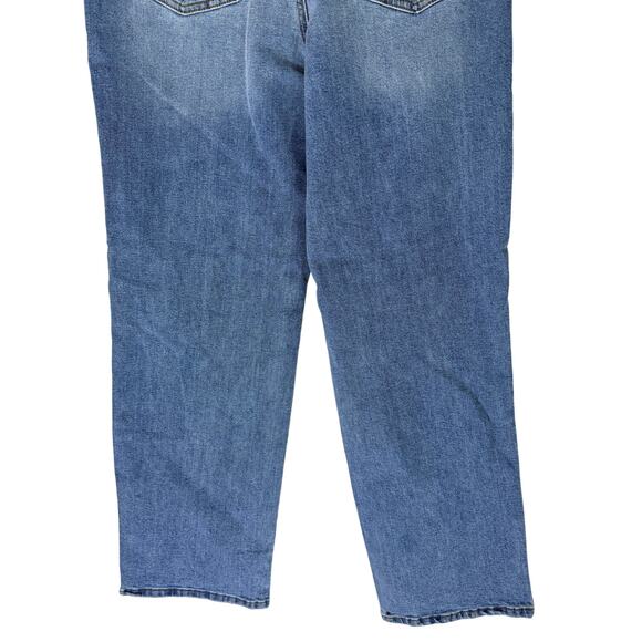 NWT BCBG Skater Straight Blue High Waisted Cotton Denim Jeans Pants Size 13/31 - Picture 6 of 9